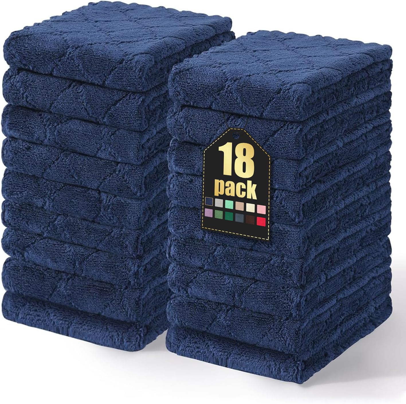 Homaxy 12 Pack Kitchen Dish Cloths (10 x 10 Inches, Grey), Super Soft and Absorbent Coral Velvet Dish Towels, Nonstick Oil Fast Drying Microfiber Cleaning Cloth, No Lint Household Dishcloths