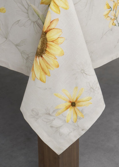 Maison d' Hermine Table Cloth Rectangle Table 100% Cotton 54 x 72 Inches Tablecloth Reusable Decorative for Dining Kitchen Room Farmhouse Home Gifts for Mothers Day Spring Summer - Candice