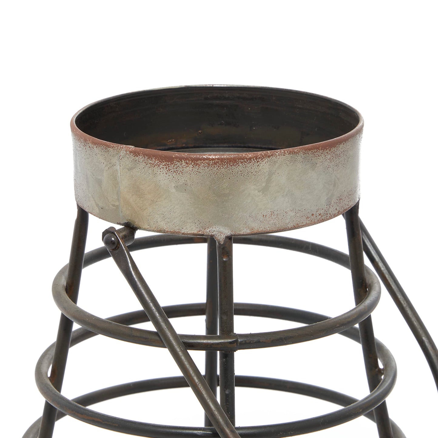 Deco 79 94656 Candle Lantern, Silver/Gray