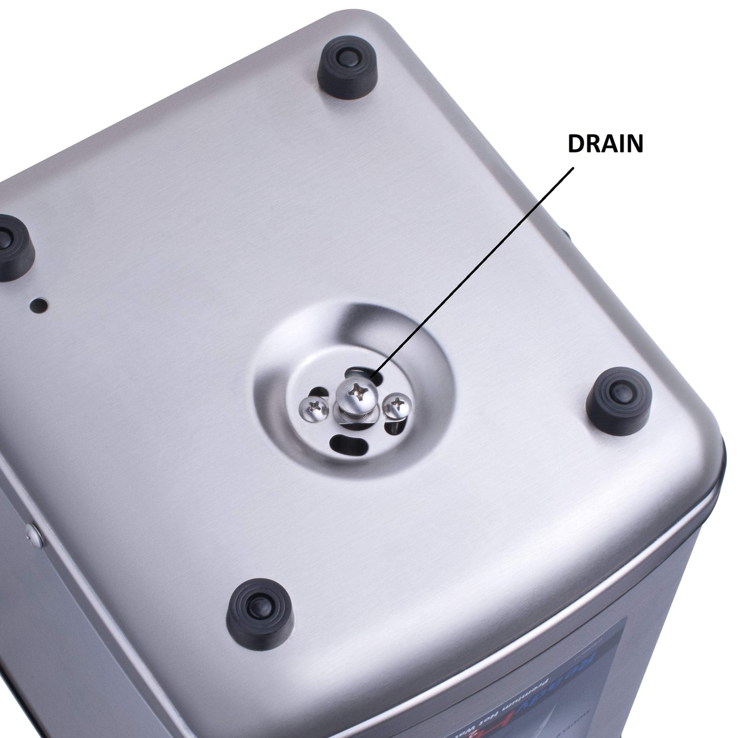 Ready Hot 41-RH-200-F570-CH Instant Hot Water Dispenser System, 2.5 Quarts Manual Dial Single Lever Hot Water Faucet, Polished Chrome