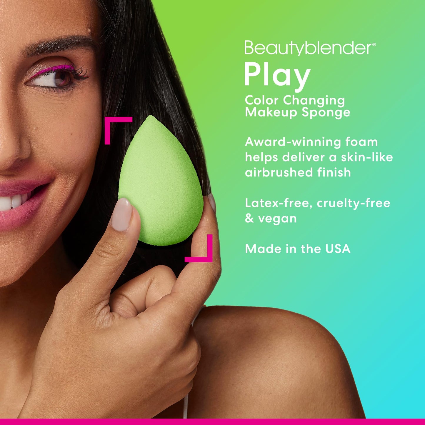 Beautyblender® | Bubble Blender Makeup Sponge | Blend Liquid Foundations, Powders and Creams | Streak Free Application | Vegan, Cruelty Free | Made in USA