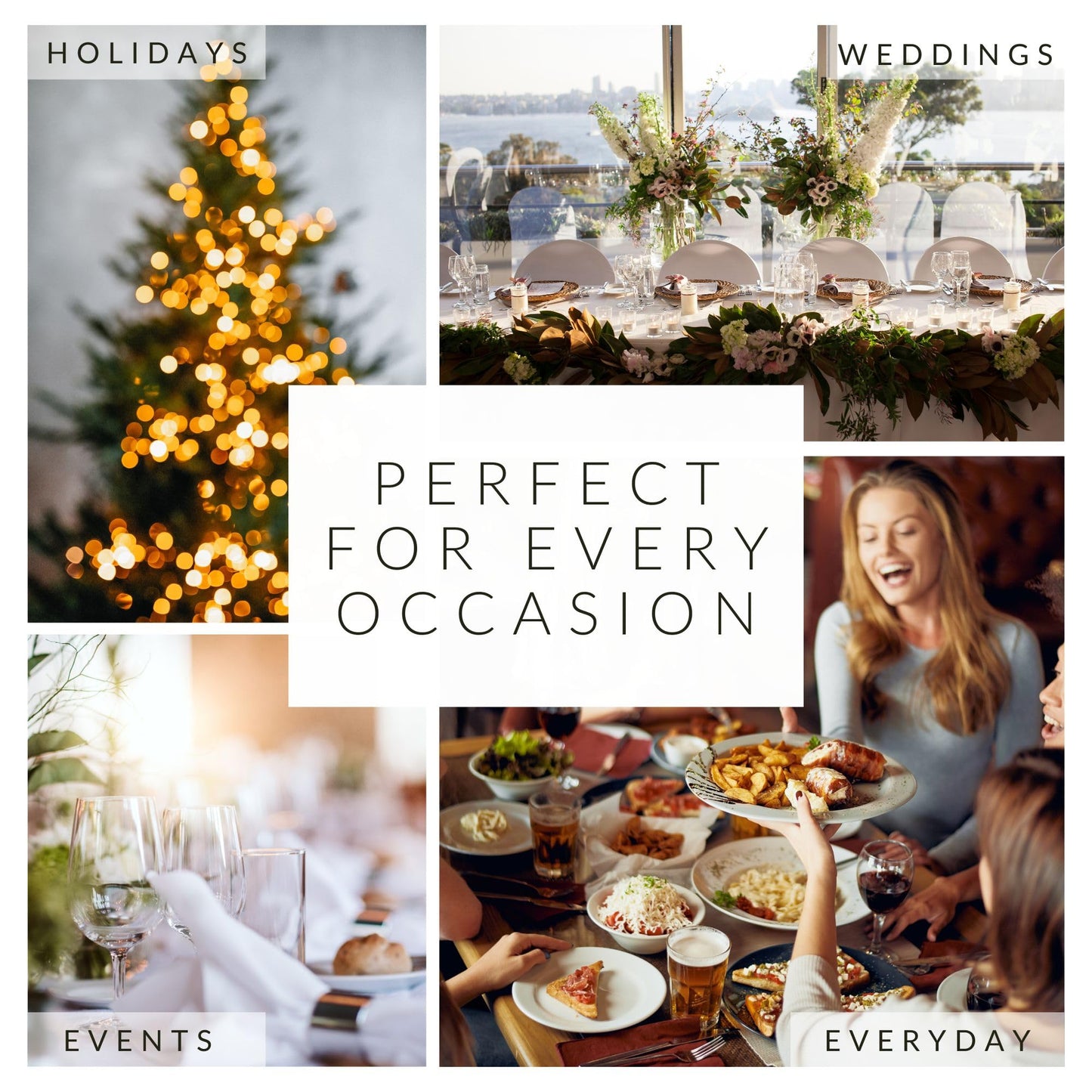 Poinsettia Elegance Jacquard Holiday Table Collection, Polyester, Gold, 13" x 19" (Placemats)