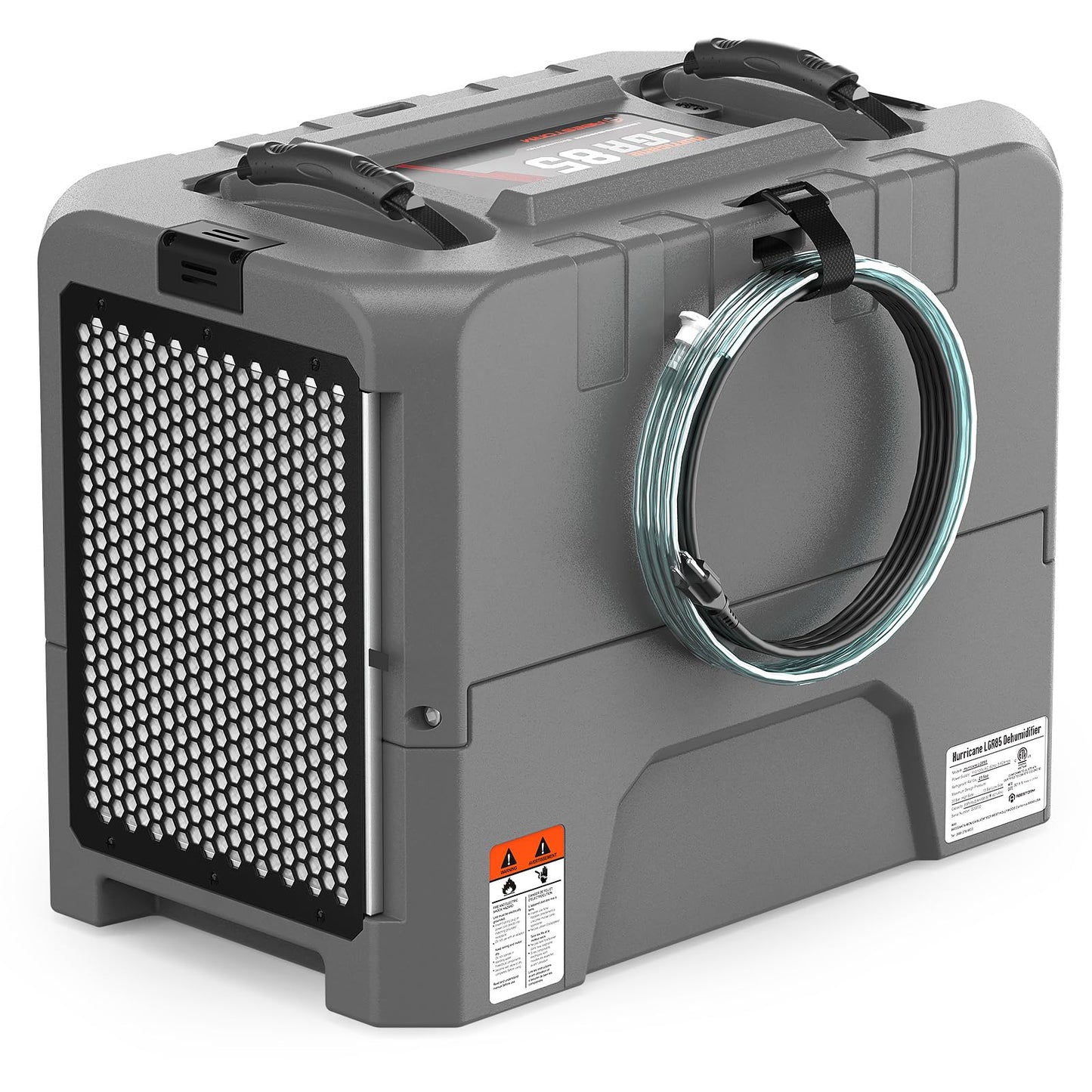 Abestorm LGR85 Commercial Dehumidifiers with Pump, 180 PPD Industrial Dehumidifier for Basement, Crawl Space, Warehouse, Auto Defrosting, 5 Years Limited Warranty