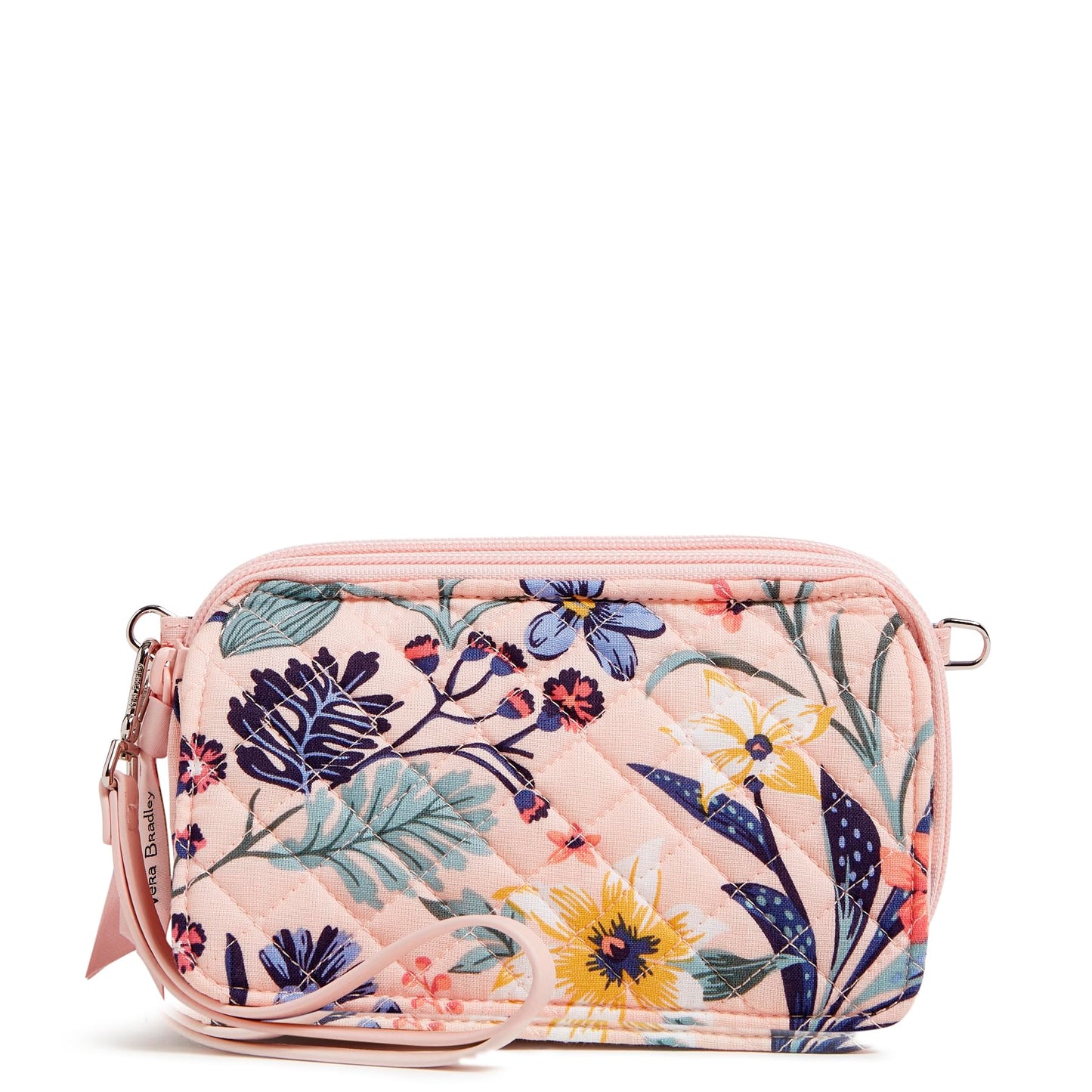 Vera Bradley Cotton All in One Crossbody Purse with RFID Protection