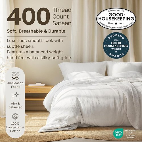 California Design Den Twin Bed Sheets Set - 100% Cotton, 400 Thread Count, Silky Smooth Sateen - Burgundy Red