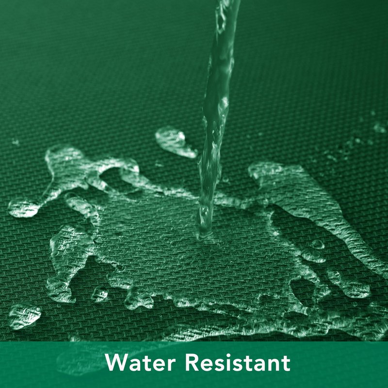 Biscaynebay Textured Fabric Christmas Square Table Cloth 60x60 Inch, Hunter Green Water Resistant Spill Proof Tablecloths for Dining, Kitchen, Wedding and Parties etc. Machine Washable