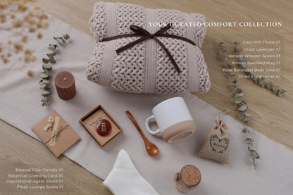 Get Well Soon Gift Baskets for Women - Earth Tone Self Care Package - After Surgery, Sympathy Gifts for Loss of Loved One, Thinking of You/ Mothers Day/ Grief /Bereavement /Miscarriage Gifts for Women