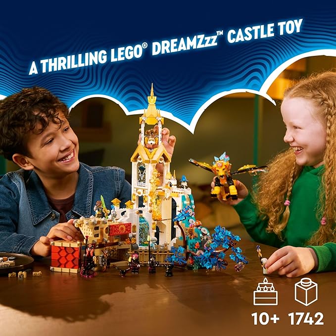 LEGO DREAMZzz Castle Nocturnia Building Toy - Pretend Play Set for Kids Ages 10+ - Creative Storytelling Toy W/2 Construction Modes &amp 6 Minifigures for Boys and Girls - 71486