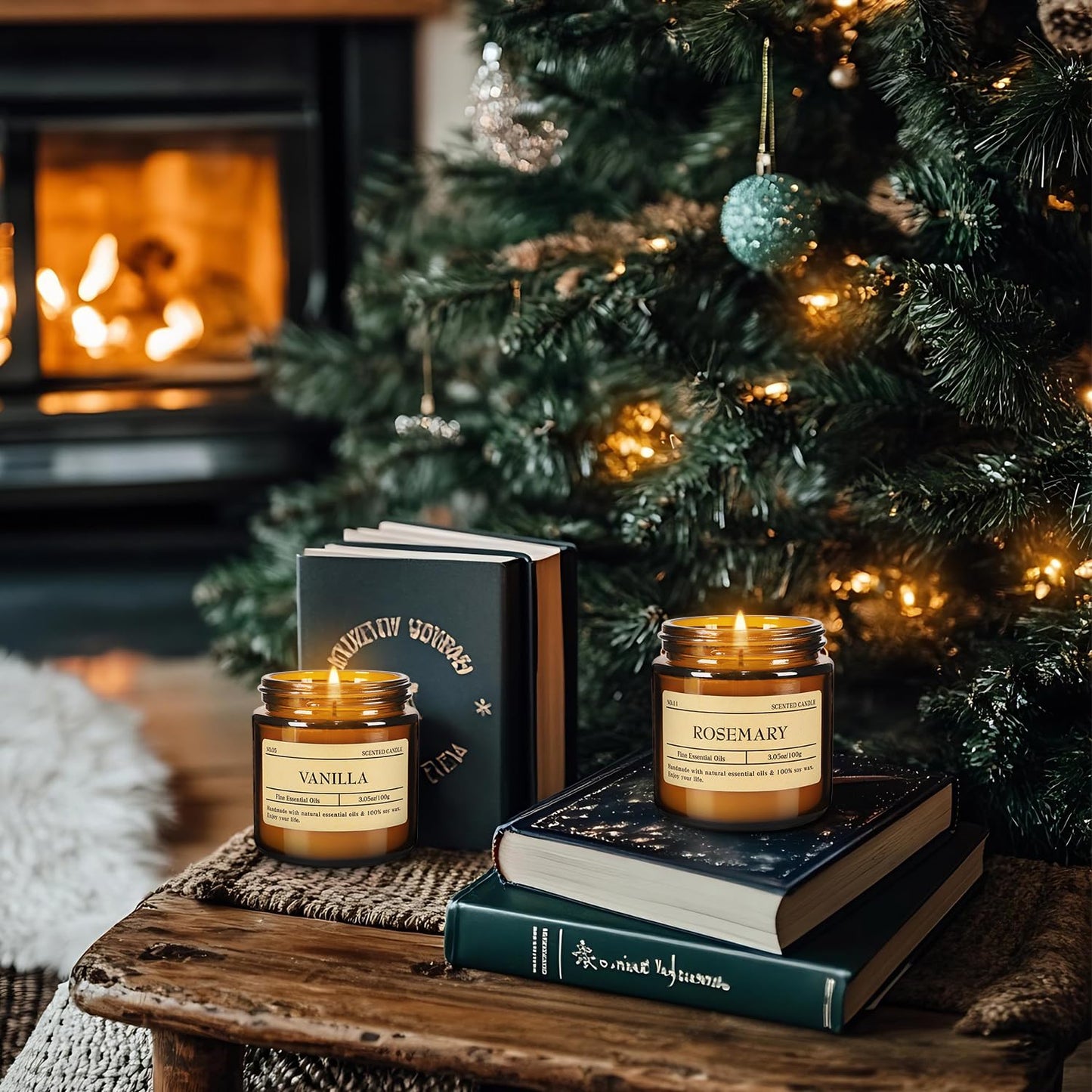 24-Pack 3.05oz Scented Candle Gift Sets - 12 scents Jars Natural Soy Wax for Women, Home Decoration and Elegant Occasions