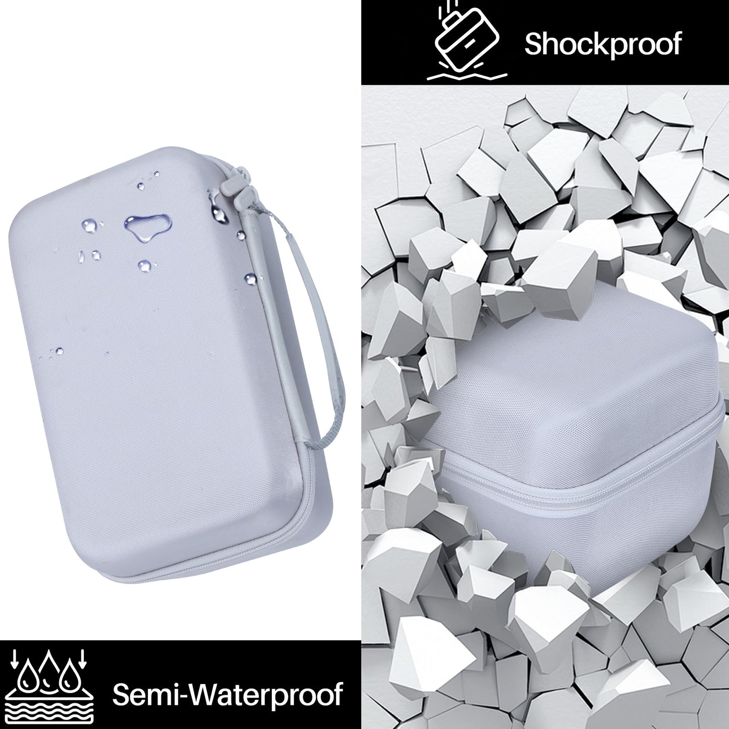 Lebakort Storage Case Compatible with HPRT CP4100 Photo Printer 4x6 Instant Picture Printer