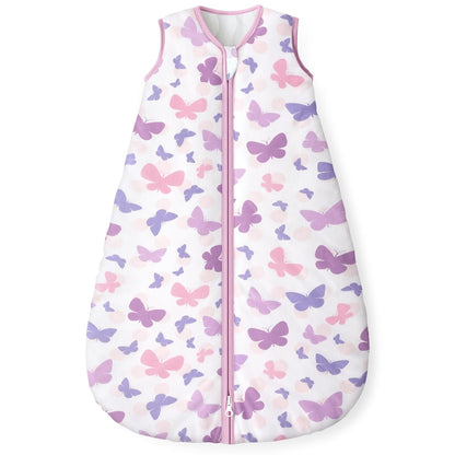 Yoofoss Baby Sleep Sack | 1.5 Tog Wearable Blanket for 6-12 Months | Soft Organic Cotton, 2-Way Zipper