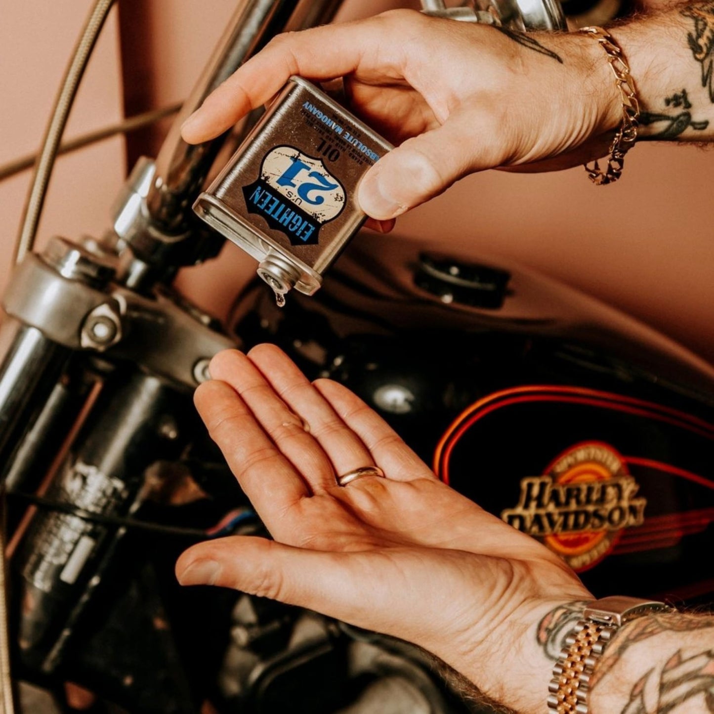18.21 Man Made Hair, Skin & Beard Oil for Men, 4 Scents - Non-Greasy, Conditioning Balm with Castor Seed, Jojoba, and Argan Oils - Premium Tattoo and Mustache Care Products