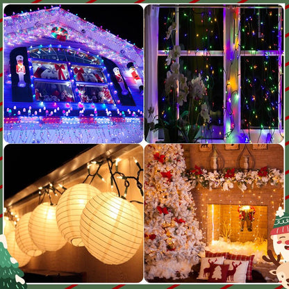 MEILIDY Christmas Light Clips, Weatherproof Plastic Gutter Clips for Hanging Outdoor Holiday Seasonal String Lights, Clear, 100 Pcs