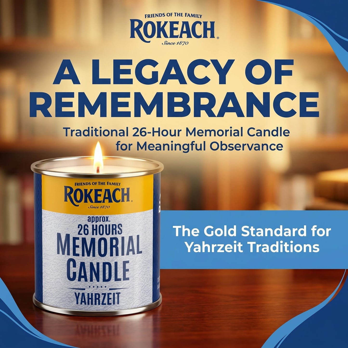 Rokeach 24 Hour Candles, Yahrzeit Memorial Candle, Tin (12 Pack) | Yom Kippur | Emergency, Perfect for Blackouts, Storms & Hurricanes