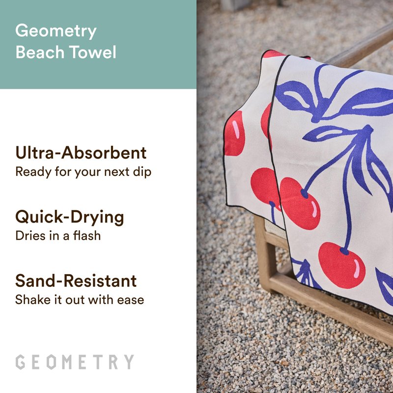 GEOMETRY Tea Towels – Mothers Day Collection – Quick-Dry, Ultra-Absorbent, Reusable Microfiber Kitchen Towels for Drying & Cleaning - Home is Mom - 1 Pack