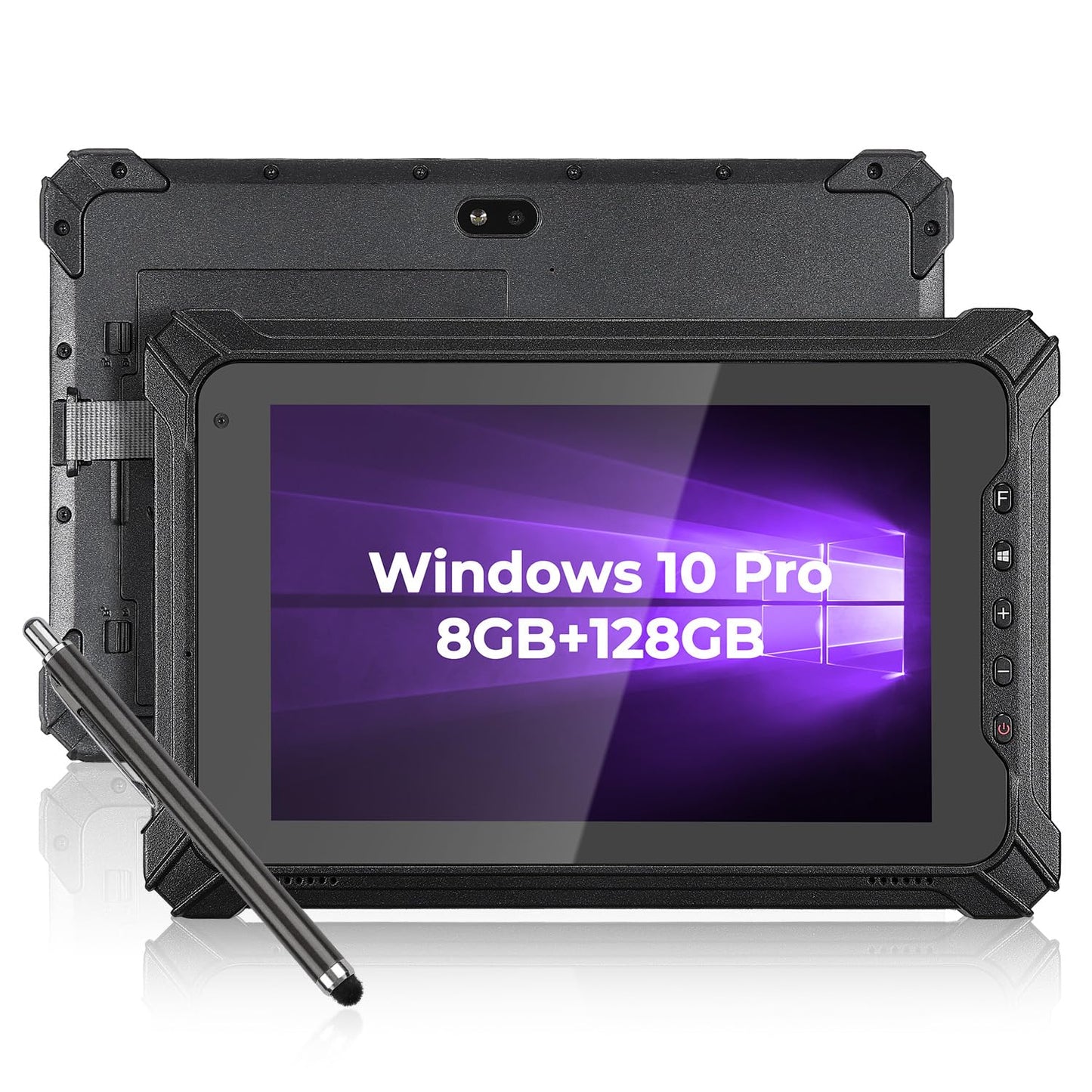 MUNBYN High-End Rugged Windows Tablet IRT10, 10.1 inch Windows IoT Enterprise, i5-1235U, and Rugged Windows Tablet IRT06, 8 inch Windows 10 Pro Rugged Tablet, 8GB+128GB Industrial Tablets