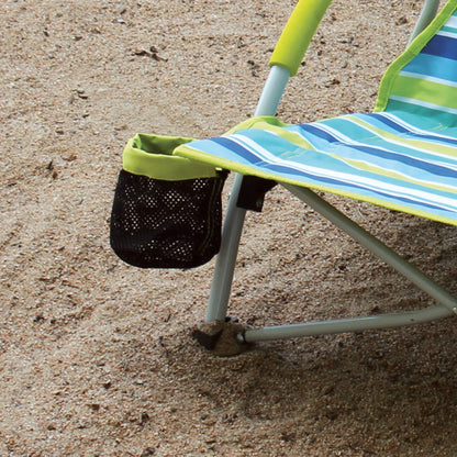 Coleman Utopia Breeze Lightweight Beach Chair with Cup Holder, Comfortable Portable Outdoor Chair with Carry Bag, Supports up to 250lbs, Great for Beach & Yard