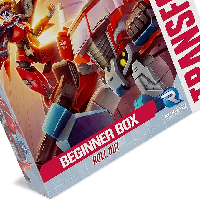 Renegade Game Studios Transformers RPG Beginner Box Starter Set with Dice Adventures &amp Character Sheets