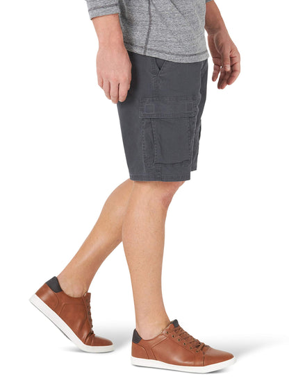 Wrangler Authentics Men's Classic Cargo Stretch Short, Anthracite, 30