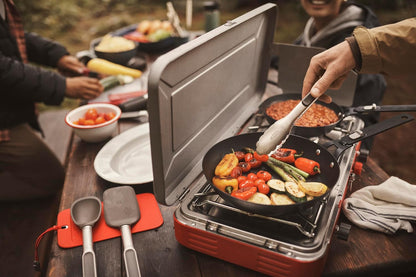 OXO Camp Stove Cooking Set - 4-Piece Outdoor Cooking Gear for Camping Adventures