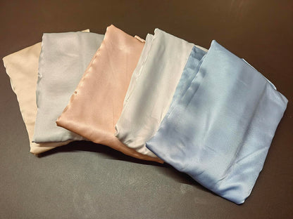 Cozysilk 100% Mulberry Silk Crib Sleeve Sheet for Baby Hair, 22 Momme Silk Bassinet Slip for Baby Bald Spots, Soft and Safe Silk Cot Sleeve for Everyday Use (Pretty Pink)