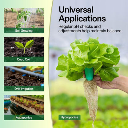 VIVOSUN pH Up & pH Down Kit, 1 Quart Each, pH Control Kit for Balanced pH Level and Optimal Nutrient Uptake, pH Adjuster Liquid Fertilizer for All Plants and All Growing Systems