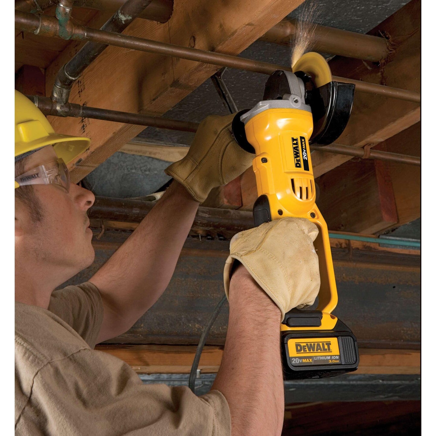 DEWALT 20V MAX 4-1/2 Inch Cordless Angle Grinder, Bare Tool Only (DCG412B)