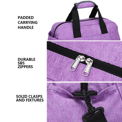 14 inch Small Gym Bag for Women & Men, Mini Duffel Bag for Travel Sports Lightweight Carry On Bag, Light Purple