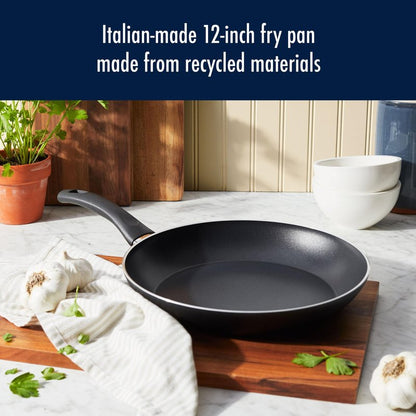 Henckels Everlift 12-inch Nonstick Frying Pan, Made in Italy, durable 3-layer coating, lightweight aluminum from recycled materials, Oven safe to 400°F, Dishwasher safe
