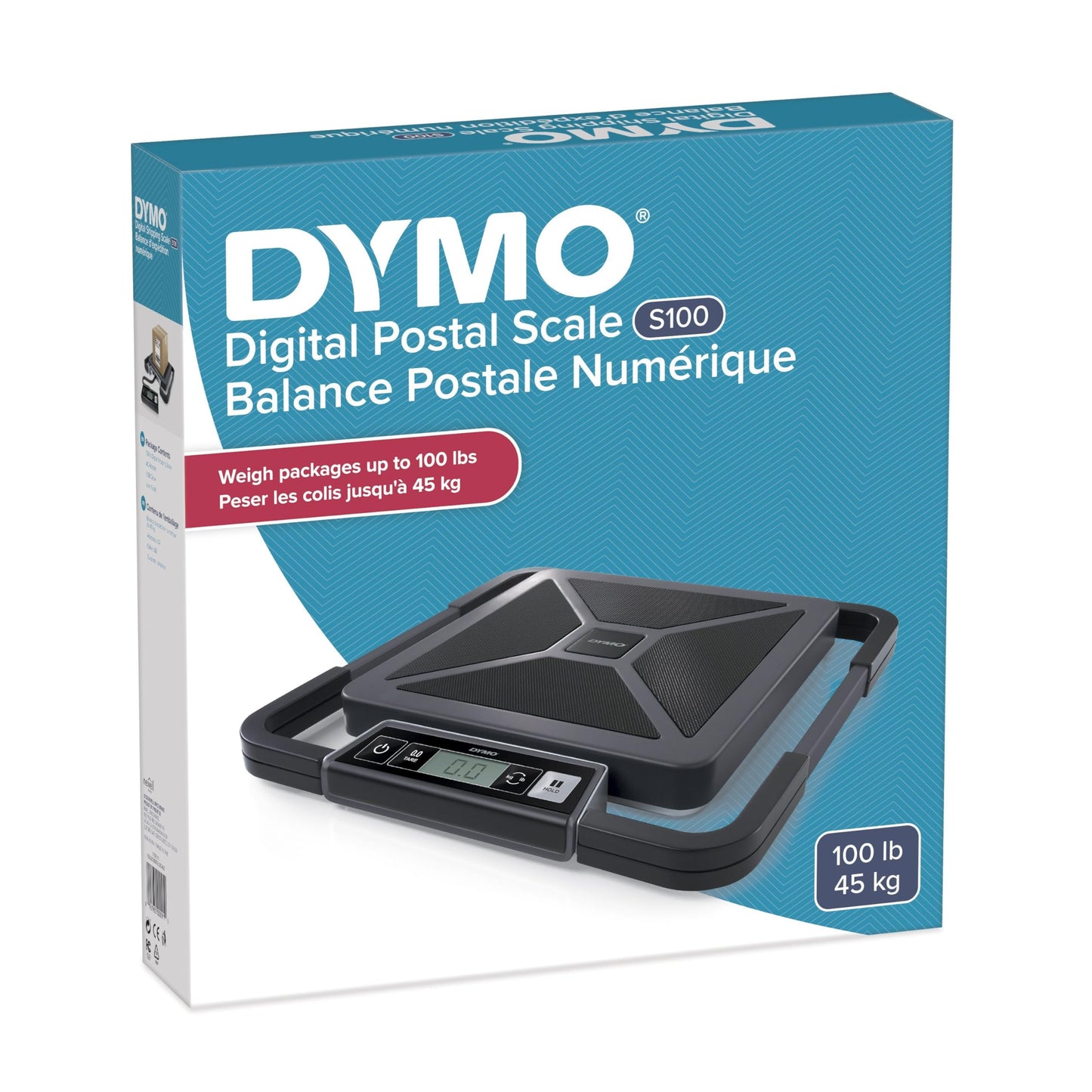 DYMO S100 Digital USB Shipping Scale, 100-Pound Capacity, Heavy Duty - for Weighing Large Mail, Packages