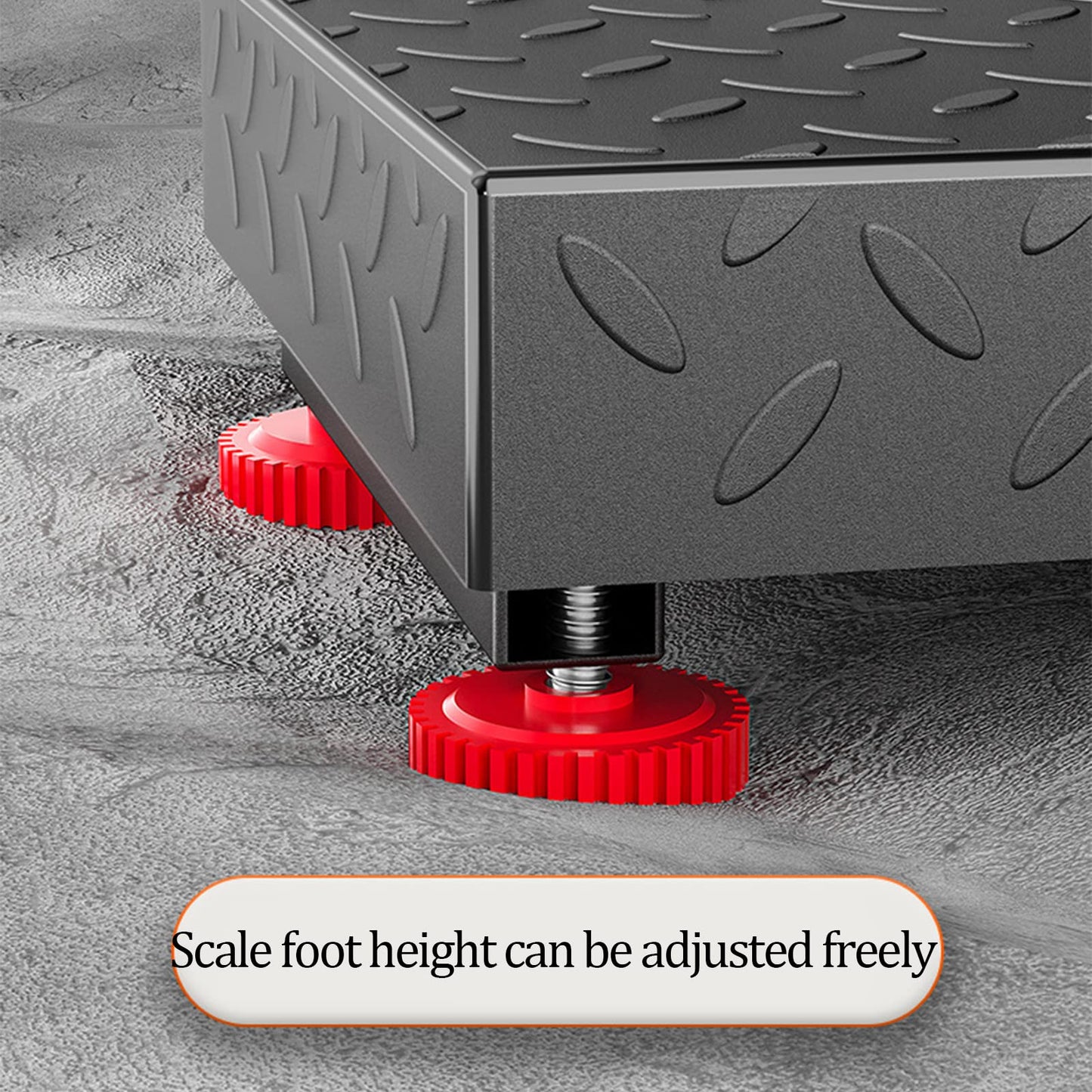 CXWAWSZ 660lb Industrial Floor Platform Scale with 90°-135° Rotate Double Sided Display Weight Computing Digital Scale Platform Scale LB/KG for Luggage Shipping Package Computing