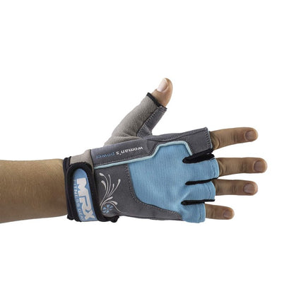 MRX BOXING & FITNESS Weight Lifting/Exercise Grip Gloves for Women, Great for Workouts, Weight Training and More, Sky Blue X-Large