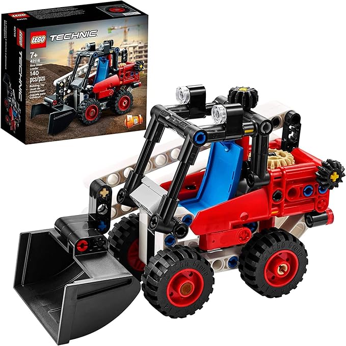 LEGO Technic Skid Steer Loader 42116 Model Building Kit for Kids Who Love Toy Construction Trucks New 2021 (139 Pieces)