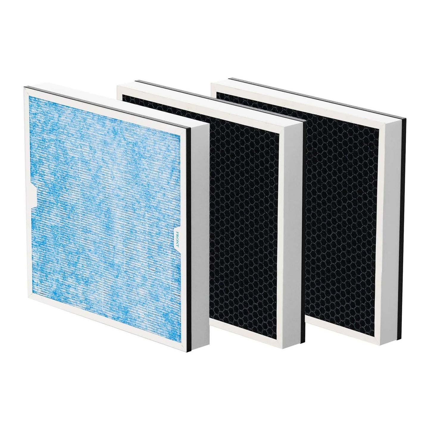 ALORAIR 2-in-1 HEPA/Activated Carbon Filter Replacement Set for PureAiro HEPA Pro/Max 770/870/970Air Scrubber(3 PCS)