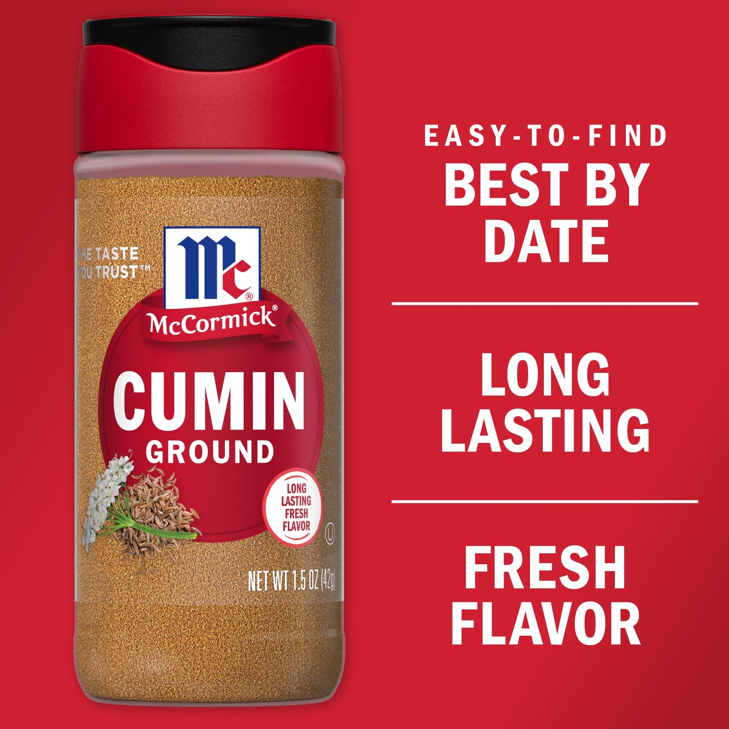 McCormick Ground Cumin, 1.5 Oz