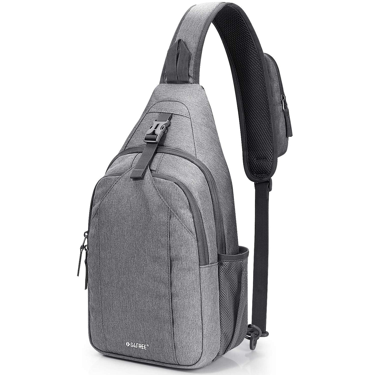 G4Free Sling Bag RFID Blocking Sling Backpack Crossbody Chest Bag Daypack for Hiking Travel