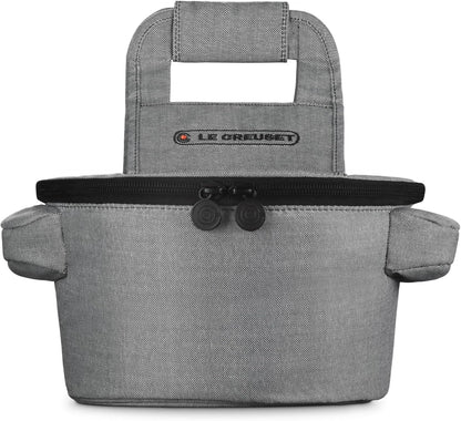 Le Creuset Round Dutch Oven Tote Bag - 15-Inch, Stylish Noir Design for Easy Transport