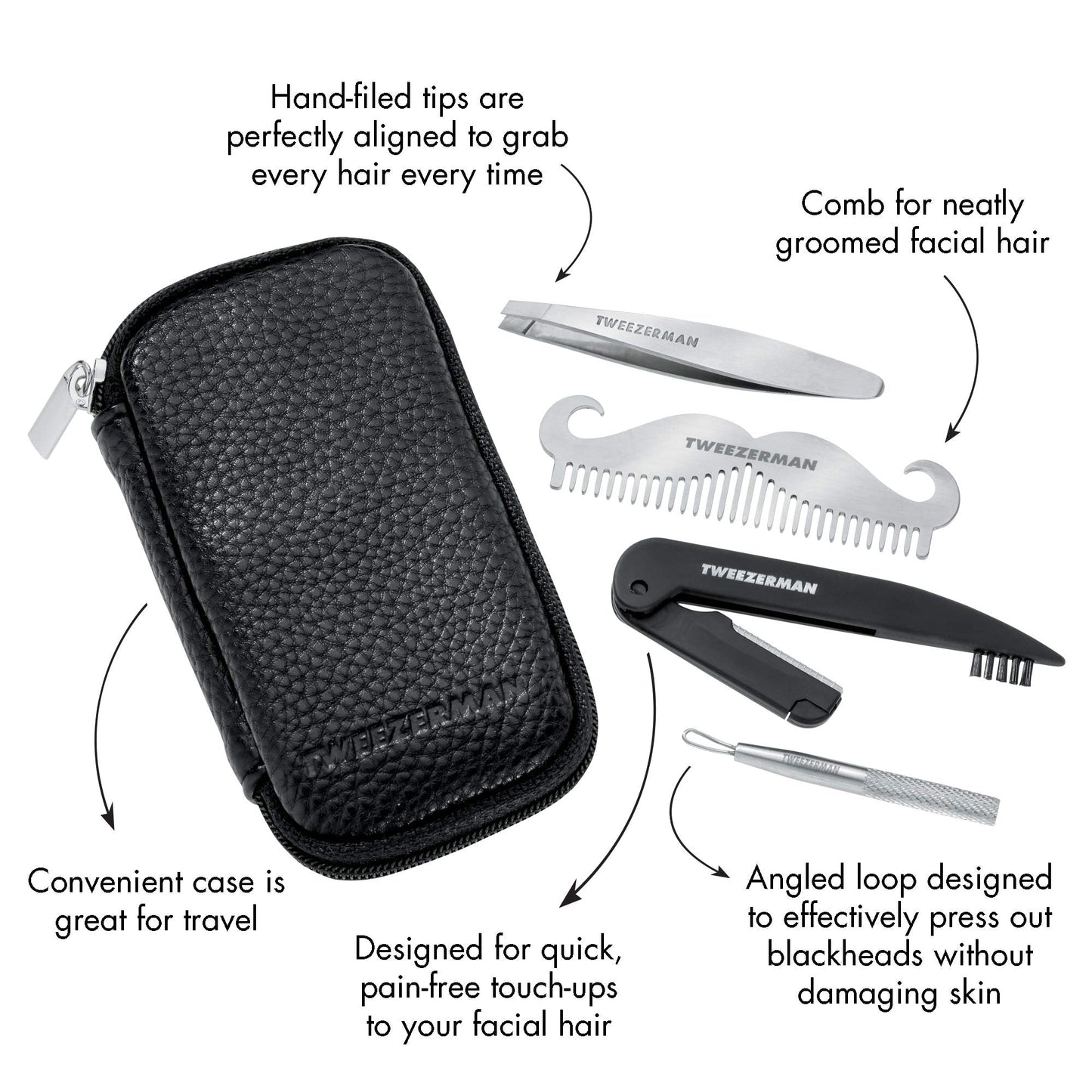 Tweezerman Essential Grooming Kit