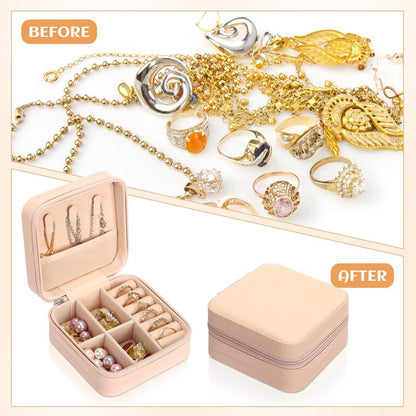Kigeli 18 Pcs Small Travel Jewelry Case Bulk Bridesmaid Gifts Mini Jewelry Organizer Portable Earring Box for Women(Vivid Color)