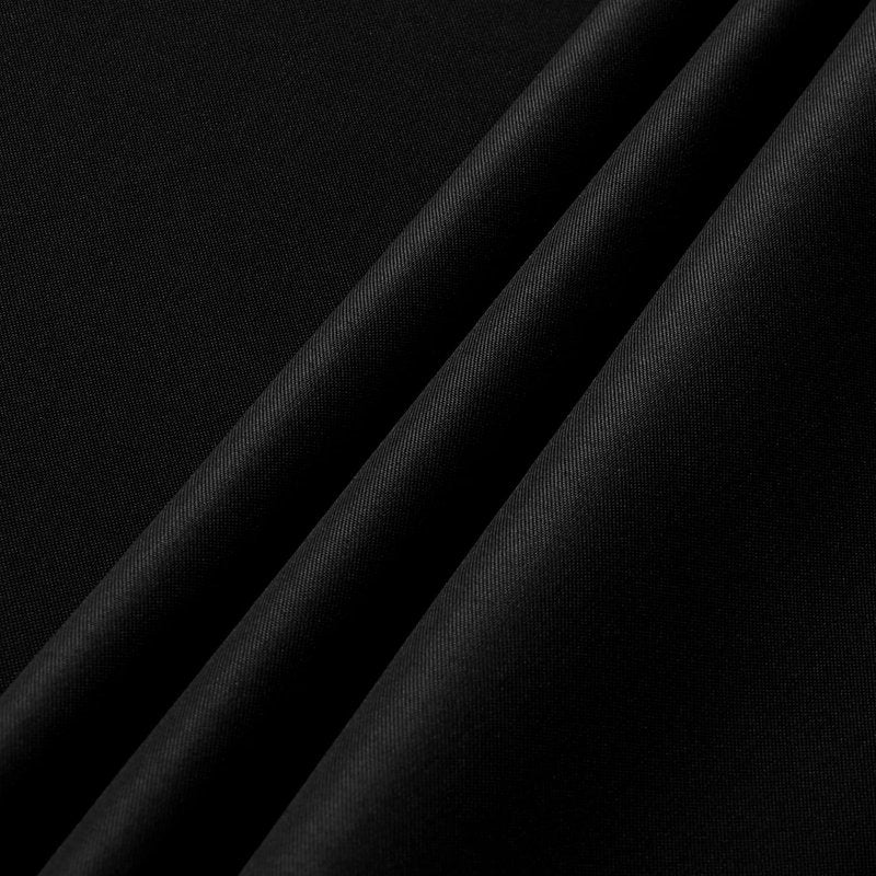 sancua 6 Pack Black Tablecloth 60 x 102 Inch, Rectangle Table Cloth for 6 Feet Tables - Stain and Wrinkle Resistant Washable Polyester Table Cover for Dining Tables, Buffet Parties and Camping