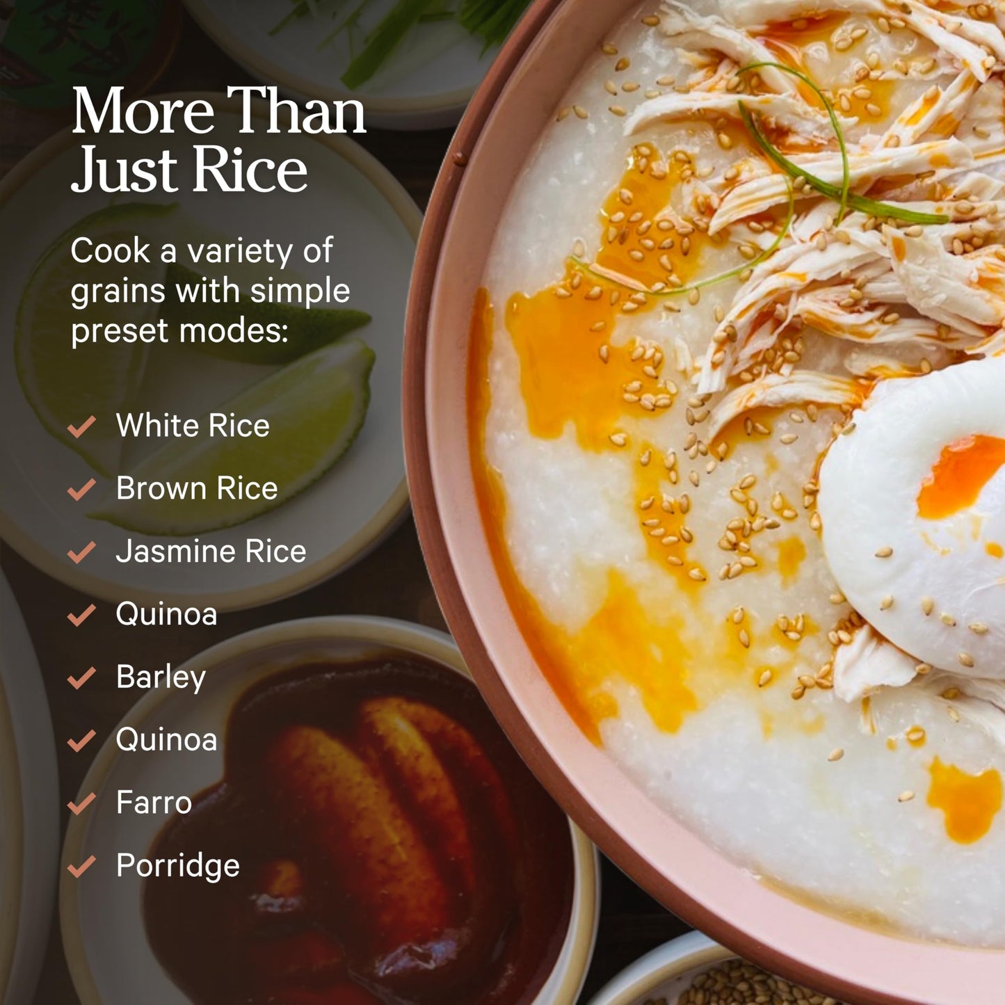 Our Place Rice Cooker | Compact Rice Cooker 3-Cup Uncooked / 6-Cup Cooked with Ceramic Nonstick Inner Pot | Fuzzy Logic Multi-Cooker for White & Brown Rice, Oatmeal & Grains | Delay Timer & Auto Keep Warm | Char
