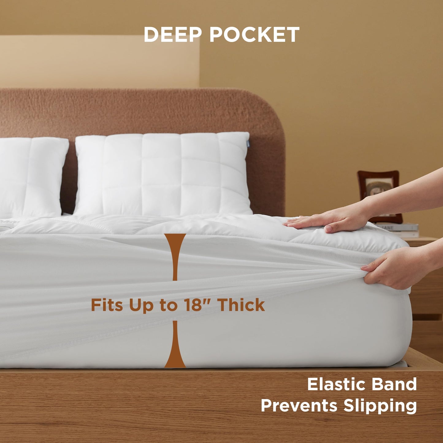 Bedsure Heated Mattress Pad King - Bed Warmer with Memory & Preheat Functions, 12-Hour Auto Off & 10 Heat Settings, Dual Controllers, Fast Heating, Brushed Electric Mattress Pad King, 78"x80"