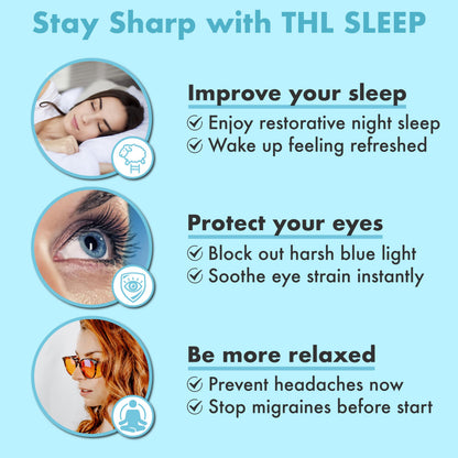 Orange +1.5 Blue Light Blocking Reading Glasses for Better Sleep - Amber Readers & Migraine Glasses for Women & Men - 1.5 Orange Reader Blue Light Blockers for Computer Eye Strain Eye Fatigue (+1.50)