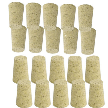 Enkrio 50pcs Natural Soft Wine Corks, Wine Making Crafts Wood Cork Stopper Replacement Corks For Wine Bottles