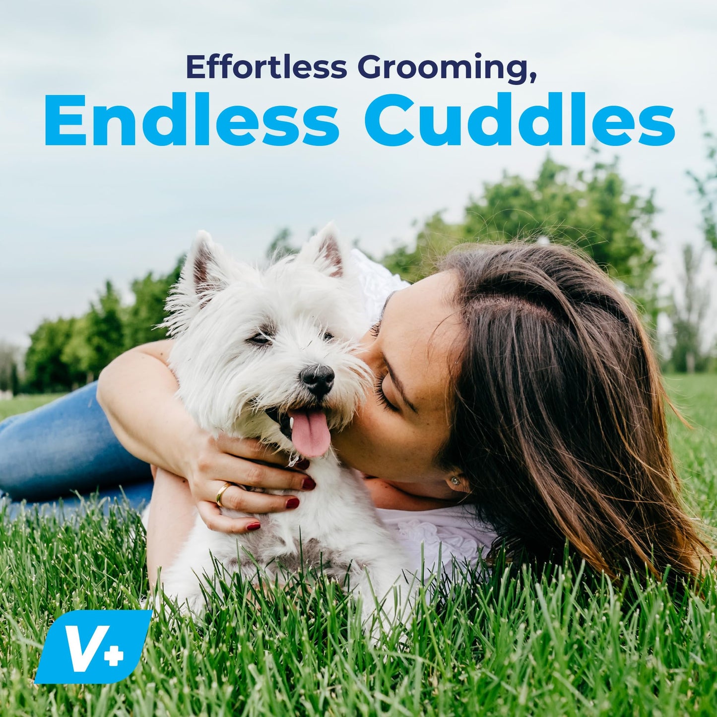 Vetnique Labs Furbliss Dog Brush for Small Dogs, Cats and Pets with Short Hair, Grooming Bathing Massaging Deshedding Multi-Functional Wet or Dry Silicone Brush (Short Hair Brush)