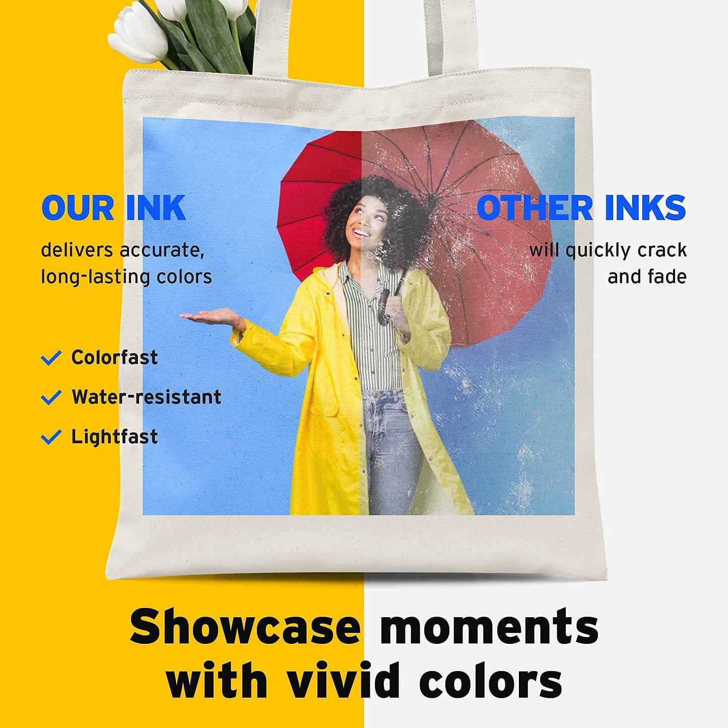 Printers Jack 400ML Sublimation Ink for Epson C88 C88+ WF7710 ET2720 ET4700 ET15000 ET2760 ET2750 WF7820 Inkjet Printers Heat Press Transfer on Mugs, Plates, Polyester Shirts, Phone Cases etc