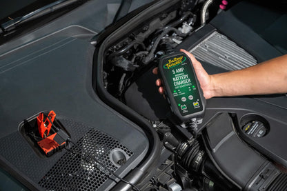Battery Tender 5 AMP 12V Battery Charger and Maintainer - Automotive Smart Automatic Battery Charger for Cars SUVs and Trucks -Lead Acid, AGM, Gel, & Lithium - 022-0186G-DL-WH