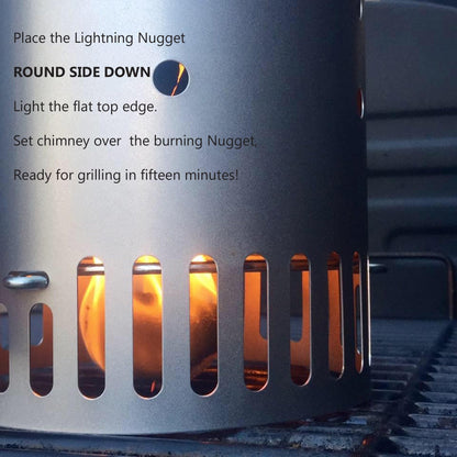 Lightning Nuggets N100SEB Super Economy Box Fire Starter , Tan Brown, 100 Count (Pack of 1)