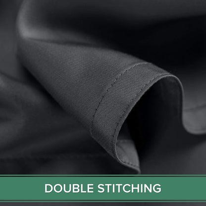 Pure Bamboo Twin Sheets - 100% Organic Viscose Bed Sheet Set, Luxuriously Soft & Cooling | Charcoal