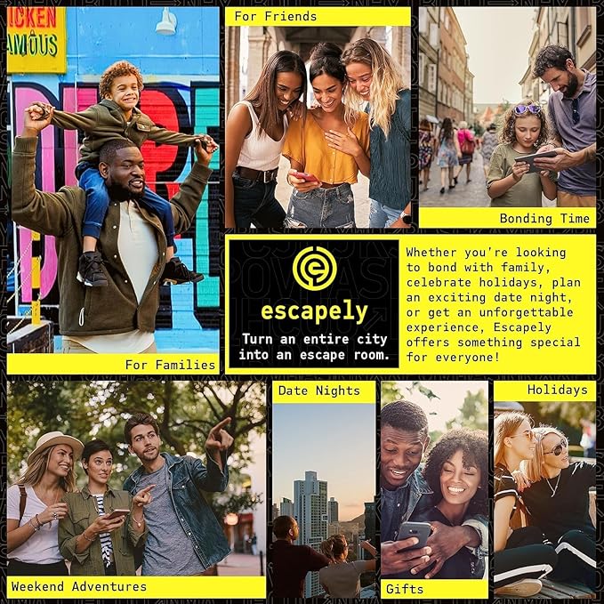 Denver Outdoor Escape Room | Upper Downtown Scavenger Hunt | Gifts for Adults &amp Families | 1-6 Players 2-3 Hours 1.5 Miles Walking Distance